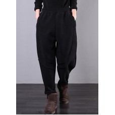 Beautiful black pant unique elastic waist drawstring Work casual pants