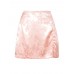 Split Jacquard Satin High Waist Zipper Skirts For Women