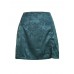 Split Jacquard Satin High Waist Zipper Skirts For Women